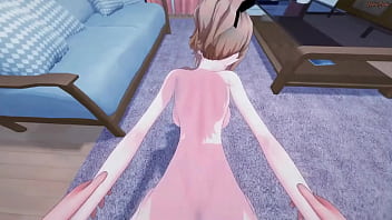 Pov fucking jean on the floor and cumming on her ass