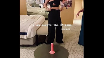 Sg melody sit wai yee practising on dildo before hen party