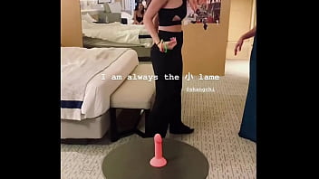 Sg melody sit wai yee practising on dildo before hen party