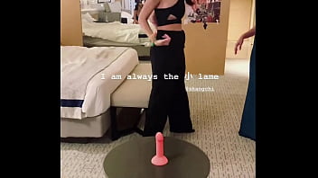 Sg melody sit wai yee practising on dildo before hen party