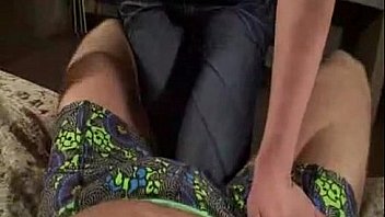 Step brother gets lapdance from sister