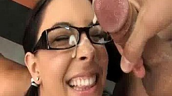 Cute teen riding her professor