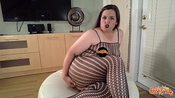 Plugged and pounded in my body stocking