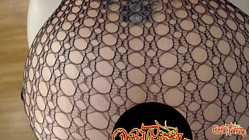 Plugged and pounded in my body stocking