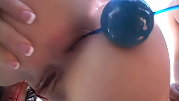 Slut brunette anal fucked