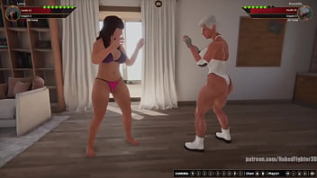 Lorna vs broadzilla nf3d lesbian no rules combat