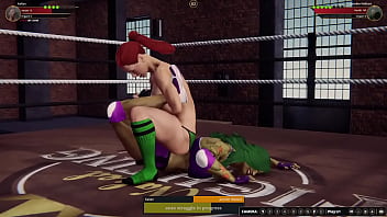 Kallan vs jennifer nf3d female mma combat ring