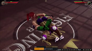 Kallan vs jennifer nf3d female mma combat ring