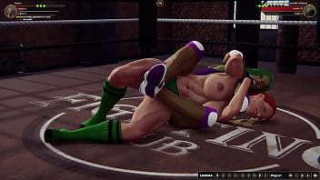 Kallan vs jennifer nf3d female mma combat ring