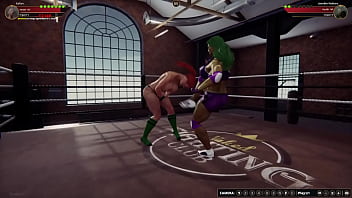 Kallan vs jennifer nf3d female mma combat ring Kallan vs jennifer nf3d female mma combat ring