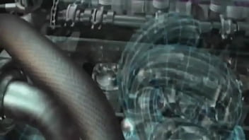 Anime girl when crossing a road