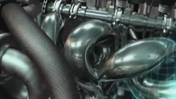 Anime girl when crossing a road