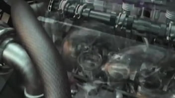 Anime girl when crossing a road