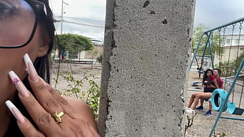 And if they discover us fun sex in a public park with my fucking whore girlfriend and a horny stranger