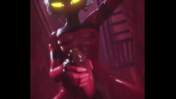 Moxxie masturbandose