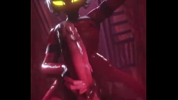 Moxxie masturbandose