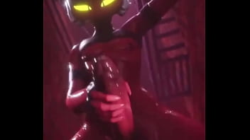 Moxxie masturbandose