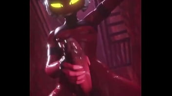 Moxxie masturbandose