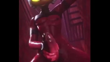 Moxxie masturbandose