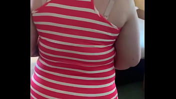 Wife showing her sexy panty line