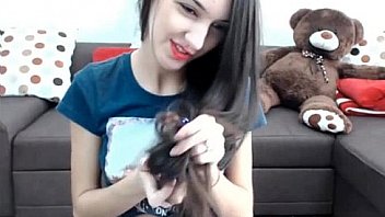 Brunette teen live webcam