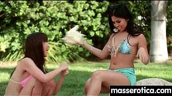 Petite girl gives big boobs lesbian an orgasm to remember 4