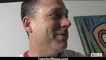 Black chick gets gangbanged by a group of white guys 1