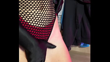 Naughty girl in thigh high boots gets a creamy reward