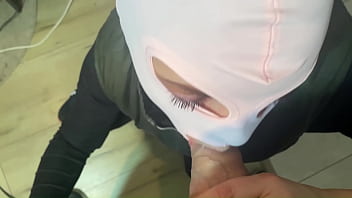 A real slut is happy when her husband leaves home and she can fuck her husband's friend