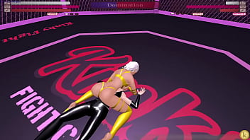 Germaine vs yasmina kyfc sexfight lesbian strap on