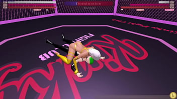 Germaine vs yasmina kyfc sexfight lesbian strap on