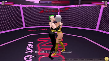 Germaine vs yasmina kyfc sexfight lesbian strap on