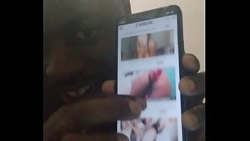 Orgasming to some solo ebony videos and testing my new phone to see if it works properly 2