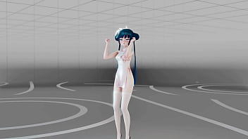 Blue archive ryuuge kisaki hentai undress dance mmd 3d blue hair clip