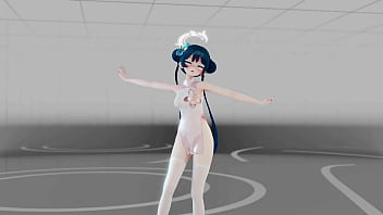 Blue archive ryuuge kisaki hentai undress dance mmd 3d blue hair clip