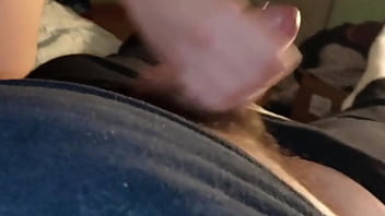 Sensual milf jerk off