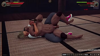 Felicity vs giulius nf3d mixed mma combat femdom battle