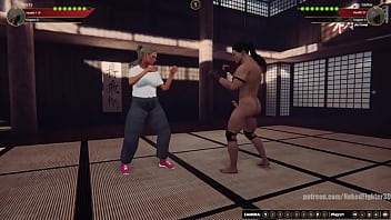 Felicity vs giulius nf3d mixed mma combat femdom battle