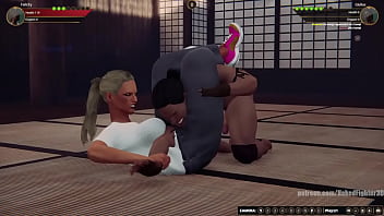 Felicity vs giulius nf3d mixed mma combat femdom battle