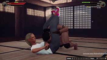 Felicity vs giulius nf3d mixed mma combat femdom battle