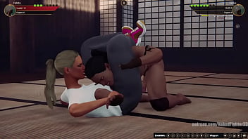 Felicity vs giulius nf3d mixed mma combat femdom battle