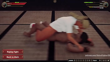 Felicity vs giulius nf3d mixed mma combat femdom battle