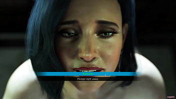 Hot 3d milf blows me while cheating