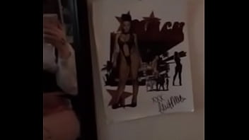 Cute girl showing herself