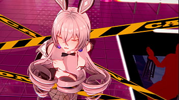 Bronya rand from honkai star rail but its rabbit hole and made in koikatsu studio