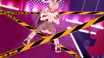 Bronya rand from honkai star rail but its rabbit hole and made in koikatsu studio