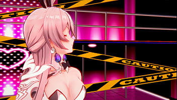 Bronya rand from honkai star rail but its rabbit hole and made in koikatsu studio