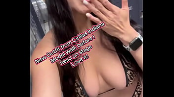 New outfit from cirillas indiana cirillasky model walk before i head on stage#fyp