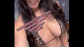 New outfit from cirillas indiana cirillasky model walk before i head on stage#fyp