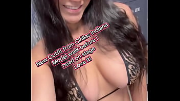 New outfit from cirillas indiana cirillasky model walk before i head on stage#fyp